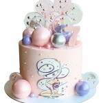 Торт с гимнасткой для девочки 7 лет №2003