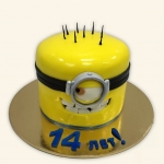 Торт с головой миньона №263