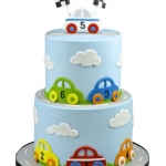 Торт с гоночными машинками №340