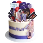 Торт с косметикой и паспортом №2878