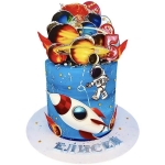 Торт с космонавтом на 5 лет №2788