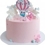 Торт с котом на воздушном шаре №1933