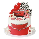 Торт с Маквином из Тачек на 4 года №2945