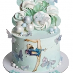 Торт с маленькой балериной №2112