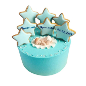 Торт на крещение с пряниками №1473