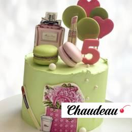 Торт набор косметики на 5 лет TNK5013603 фото и оформление торта