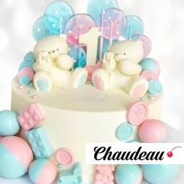 Торт праздничные шары на год TPSH013610 фото и оформление торта