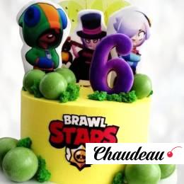 Торт звезды Brawl Stars TZBS013612 фото и оформление торта