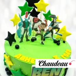 Торт Ben 10 герои TB1G013615 фото и оформление торта