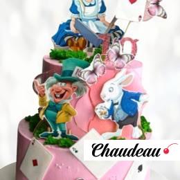 Торт Алиса в стране чудес TASC013636 фото и оформление торта