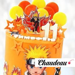 Торт день рождения в стиле Наруто TDRS013661 фото и оформление торта