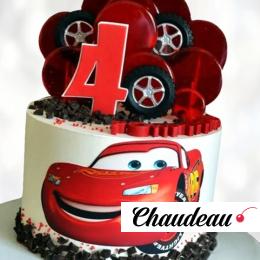 Торт тачка Маквин на четыре года TTMC013664 фото и оформление торта
