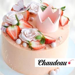 Торт пастельно-розовый TP00013669 фото и оформление торта