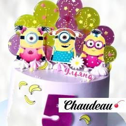 Торт Миньоны девочки TMD0013670 фото и оформление торта