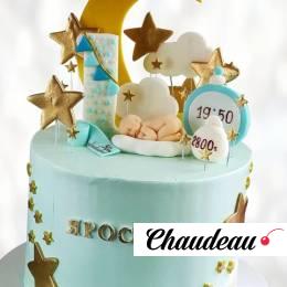 Торт с малышом на один год TMOG013677 фото и оформление торта