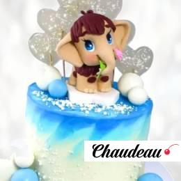 Торт мамонтенок для мамы TMM0013683 фото и оформление торта