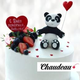 Торт панда без мастики TPM00013685 фото и оформление торта