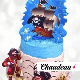 Торт пиратская тема на 5 лет TPT5013699 фото и оформление торта