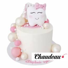 Торт на первый зубик девочке №2857