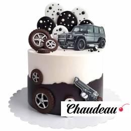 Торт с Геликом и пистолетом №2625