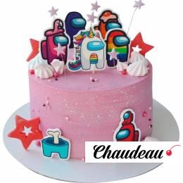 Торт с героями Among us №2118