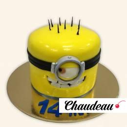 Торт с головой миньона №263 Торт с головой миньона №263
