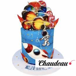 Торт с космонавтом на 5 лет №2788