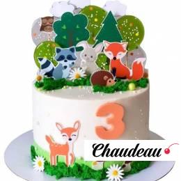 Торт с лесными животными №2276