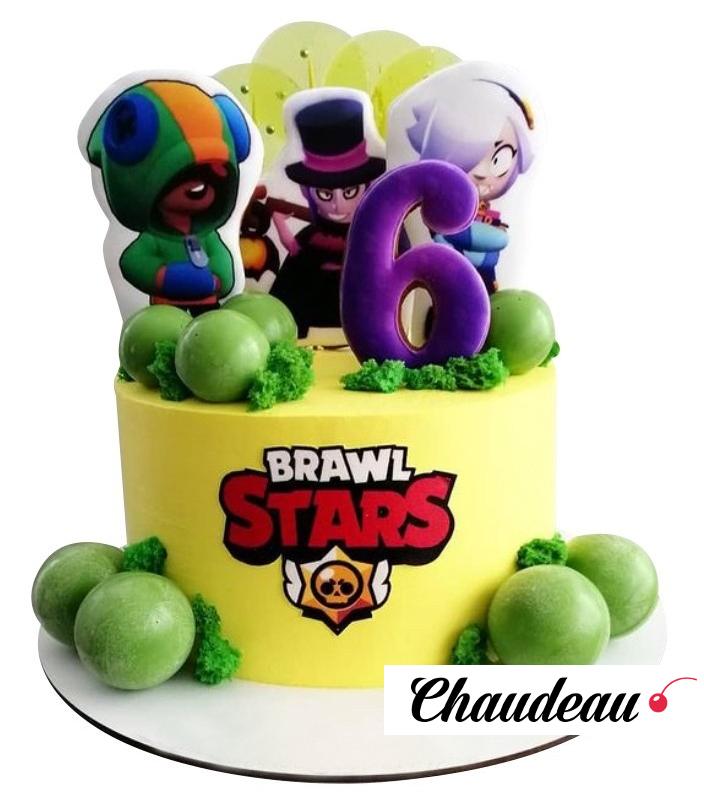 Торт с героями Brawl Stars №2083 - заказать по цене от 3 670 руб. за 1 ...