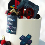 Торт PlayStation консоль TPK0013708 фото и оформление торта