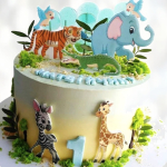 Торт дикие обитатели джунглей TDOD013709 фото и оформление торта