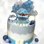 Торт пловцу на день рождения TPDR013710 фото и оформление торта