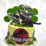 Торт мир Юрского периода динозавры TMYU013728 фото и оформление торта