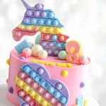 Торт Поп-ит единорог TPE00013730 фото и оформление торта