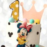 Торт Minnie Mouse девочке на 1 год TMMD013753 фото и оформление торта
