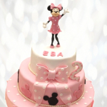 Торт розовый с Минни Маус TRMM013757 фото и оформление торта