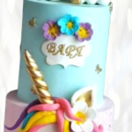 Торт единорожка девочке на 4 года TED40013762 фото и оформление торта