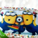 Торт Миньоны фотопечать TMF00013765 фото и оформление торта