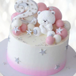 Торт с мишками на 2 года TM2G0013766 фото и оформление торта