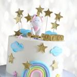 Торт звездный единорог TZE0013778 фото и оформление торта