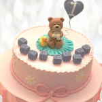 Тort мишка с воздушным шаром TMVS013780 фото и оформление торта
