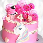 Торт Pink Unicorn TPU0013783 фото и оформление торта