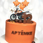 Торт байкерский мотоцикл на 12 лет TBM1013792 фото и оформление торта