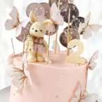 Торт зайчонок на двухлетие TZD0013795 фото и оформление торта