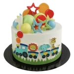 Торт Поезд с животными №2753