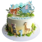 Торт с дикими животными №2883