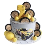 Торт с машинкой Хот Вилс №2837