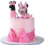Торт с Минни Маус и бантом №2269