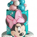 Торт с Минни Маус и шарами №2290