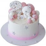 Торт с мишками на 2 года №2591